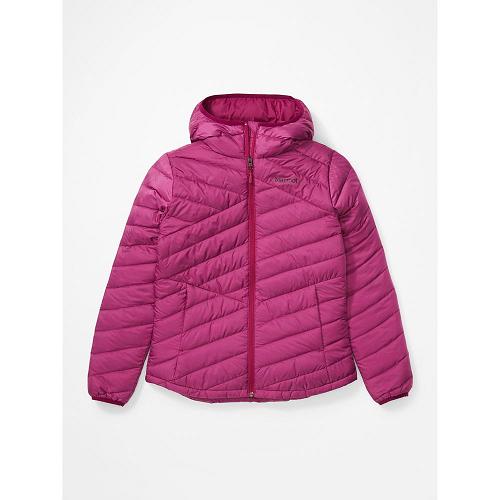 Marmot Highlander Jackets - Womens Down Jacket Red CA3926107 Canada